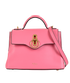 Mini Seaton, &pound;395, Handbags, Pink, Leather, Front view